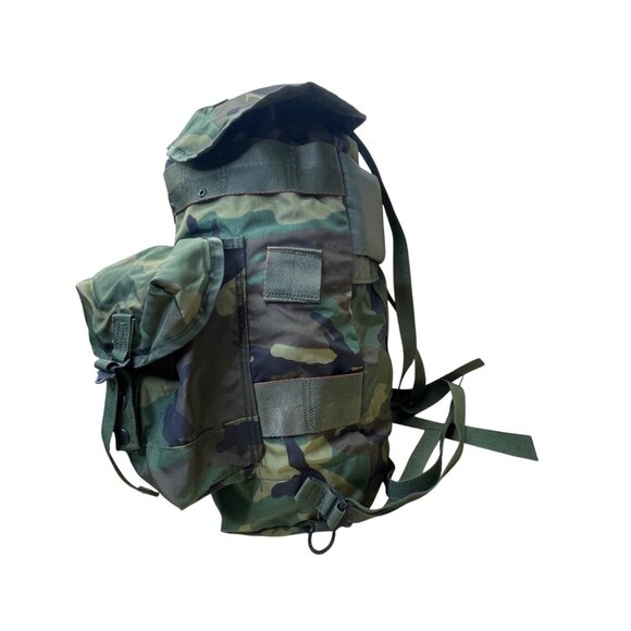 Field Pack Combat Men’s Green Camouflage Adjustable Strap Military Backpack - Picture 4 of 12